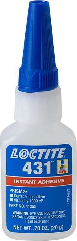 Loctite 868371 431 Prism Instant Adhesive Clear 20 G Bottle