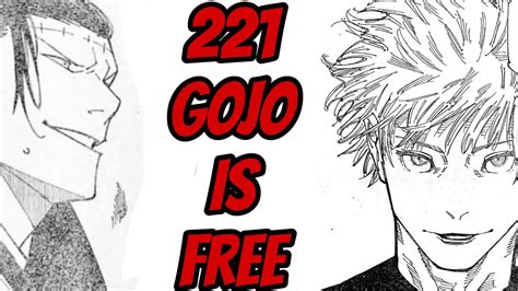 GoJo Return Jujutsu Kaisen Chapter 221 Spoilers YouTube