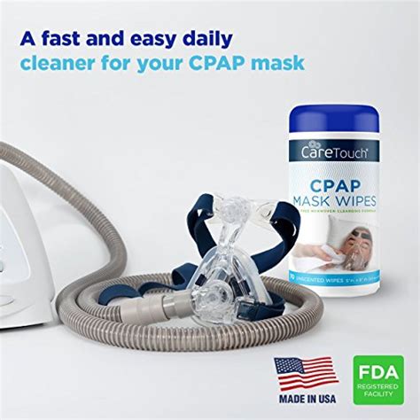 Care Touch CPAP Mask Cleaning Wipes - Unscented - 3 Packs of 70 ...