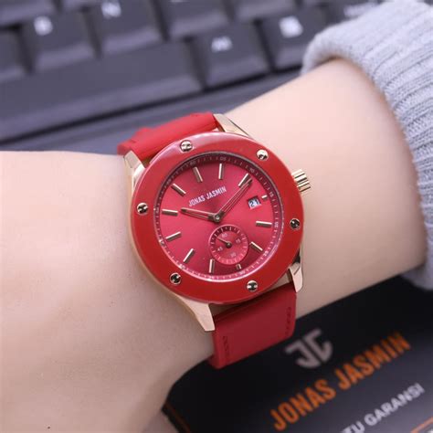 Jual Jam Tangan Wanita Jonas Jasmin Original Tali Rubber Body