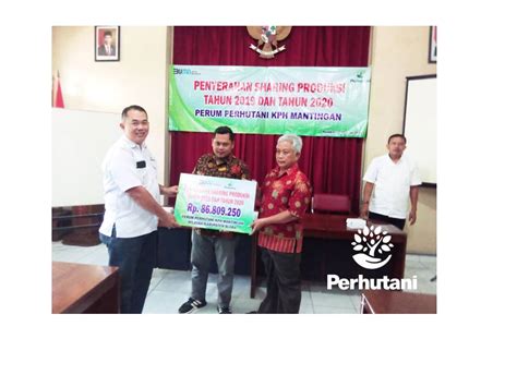 Perhutani Perhutani Berikan Sharing Produksi Kepada LMDH Di Wilayah