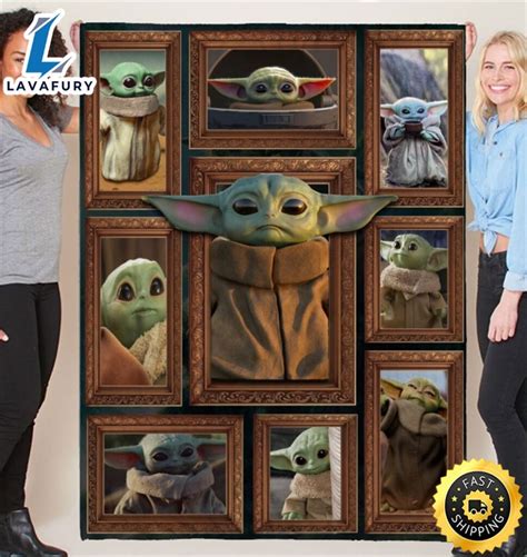 Star War Baby Yoda Blanket Lavafury