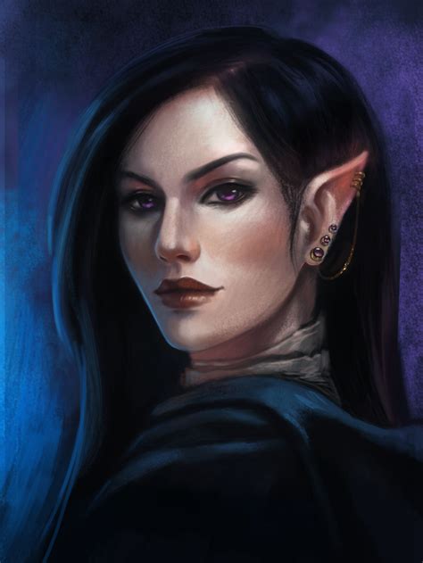 elf warlock ideas character portraits character inspiration