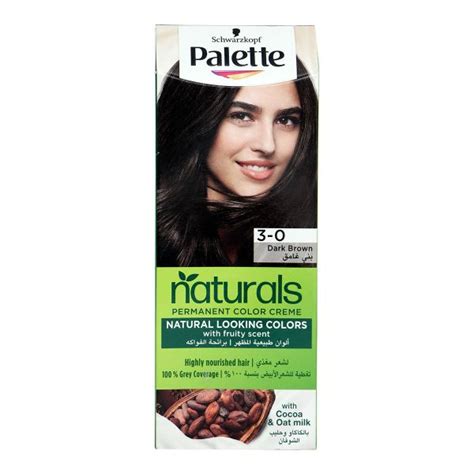 Schwarzkopf Palette Permanent Naturals Color Creme 3 0 Dark Brown 100ml