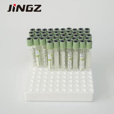 Plastic Blood Sample Collection Tube 1375mm 4ml Sodium Heparin Vacuum