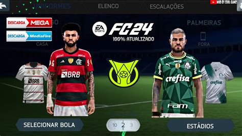 Atualizou FC 24 Mod FiFA 100 Atualizado Funcionando No Android 11 12