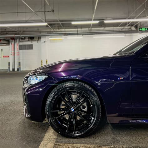 BMW Midnight Purple Car Vinyl Wrap Midnight Purple Wrap Alukovinyl