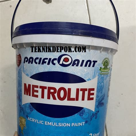 Jual Cat Tembok Interior Metrolite Pasific Paint Cat Plafon Gypsum