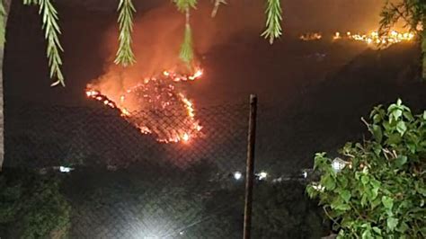 Fire Breaks Out At Margalla Hills Above Saidpur Village Incpak