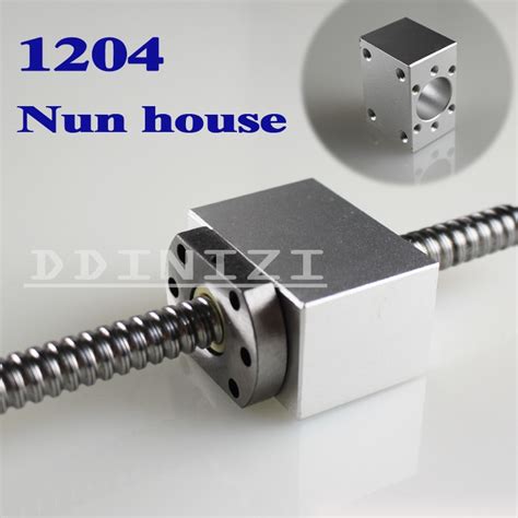 1pcs SFU1204 Ballscrew Nut Housing Aluminium Mount Grandado