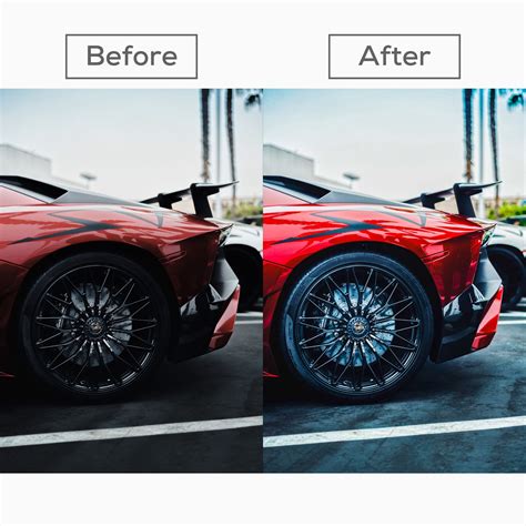 Lightroom Mobile And Desktop Presets For Car Photography Filtergrade