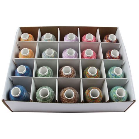 Coffret De Bobines De Fils Coudre Multicolore Paisseur