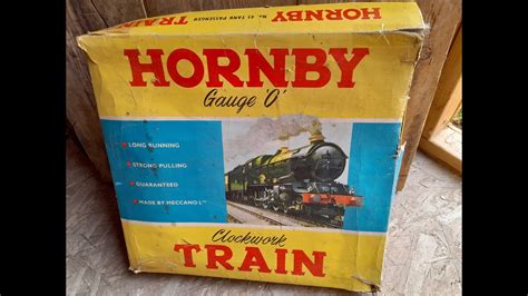 Hornby O Gauge Clockwork Train Set No 41 Tank Passenger YouTube