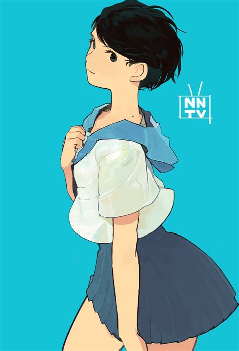 セーラー服 オリジナル 女の子 セーラー服 https t co lh 西尾ナノラ NNTV nishio nanoraのイラスト