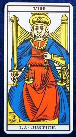 Carte De La Justice Signification Dans Le Tarot De Marseille