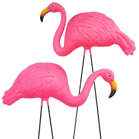 Buy Texpress Pink Flamingos Yard Decorations 2 Pack Extra Large 24 Tall Plastic Flamingo