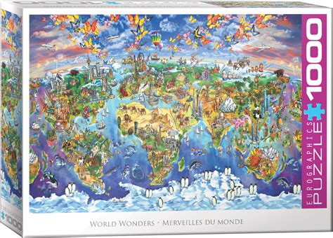 World Wonders Colorful Puzzles At Eurographics