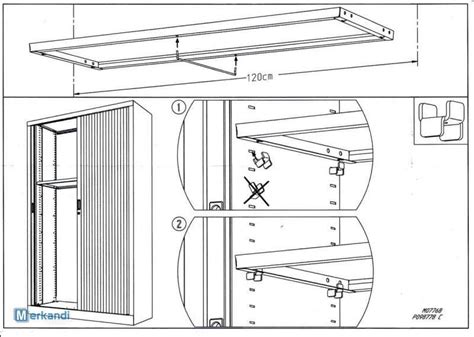 LOT CLAMPS РАФИК ЗА СТОМАНЕНИ МЕТАЛНИ ШКАФОВЕ SAMAS X 16 Мебели за