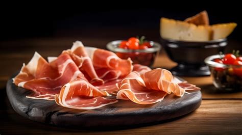 Premium Ai Image Spanish Serrano Ham Ai Generated