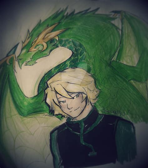 Ninjago Lloyd And Dragon By Squira130 On Deviantart