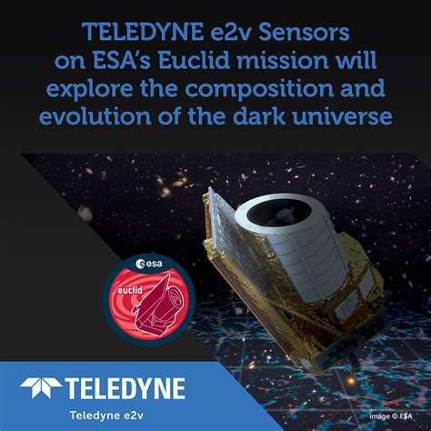 TELEDYNE E2v Sensors On ESAs Euclid Mission Will Explore The