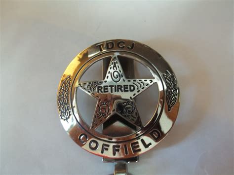 848 849 RETIRED TDCJ COFFIELD Unit in Silver With a 5 Point - Etsy