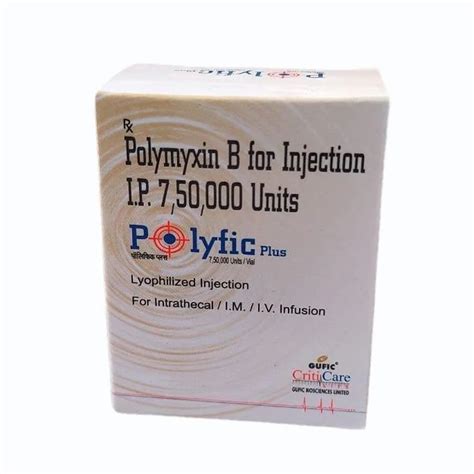 Polyfic Plus Polymyxinb Injection At Rs Box Polymyxin B Sulfate