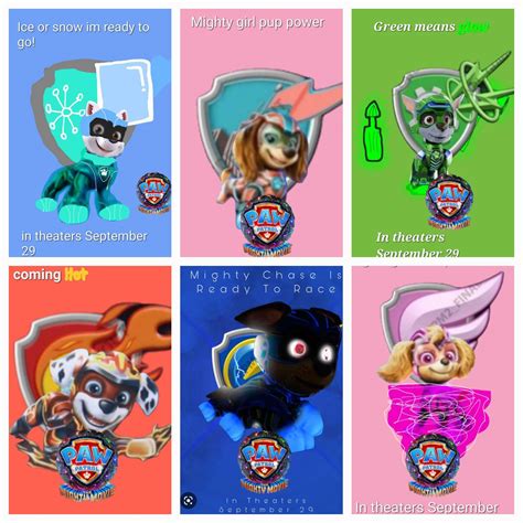 Paw Patrol Mighty Pups Pups Poster By Braylau On Deviantart