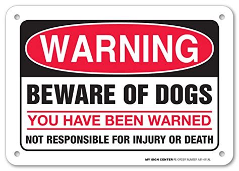 Buy Warning Beware Of Dogs You Have Been Warned Not Responsible For