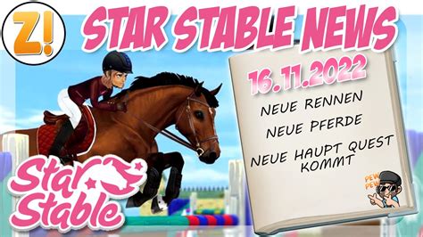 Star Stable News Neue Pferde Neue Rennen Neue Hauptquest Kommt