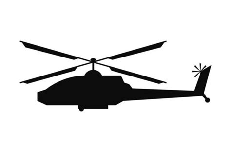 Helicopter Silhouette Vector Art, Icons, and Graphics for Free Download