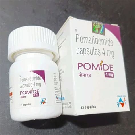 4mg Pomide Pomalidomide Capsule At Rs 6500 Box Jambubet Vadodara