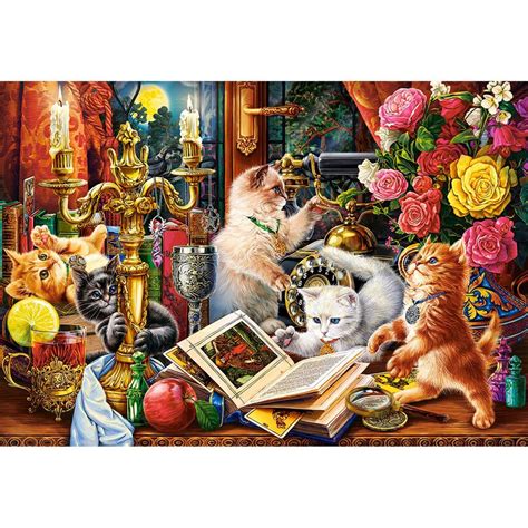 Castorland Puzzle Pi Ces Chatons Sorciers Pas Cher Auchan Fr