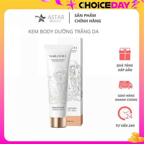 ƯU ĐÃI MUA 1 TẶNG 1 Kem Body Dưỡng Trắng Da The MAIGOOLE Cấp kết cấu