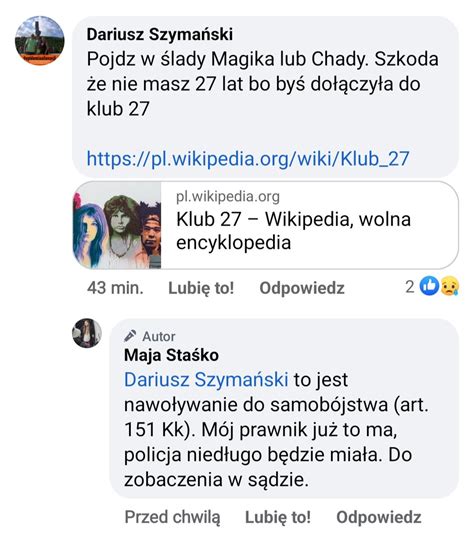 Maja Sta Ko On Twitter Pan Dariusz Pod Lajwem W Kt Rym Opowiadam