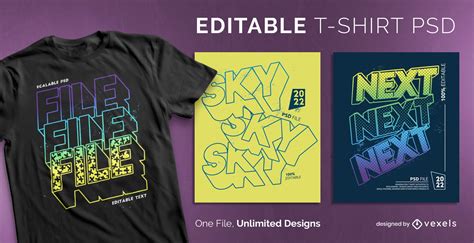 T-Shirt Design Templates | Editable PSDs