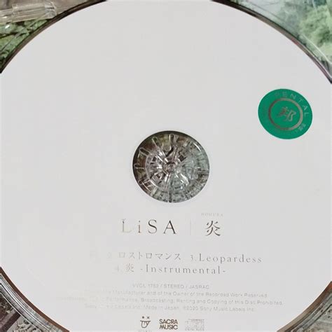 通常盤 Lisa Cd炎 201014発売 オリコン加盟店レンタル落ちcd｜paypayフリマ