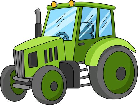 Tractor Cartoon Colored Clipart Illustration 7528166 Vector Art At Vecteezy