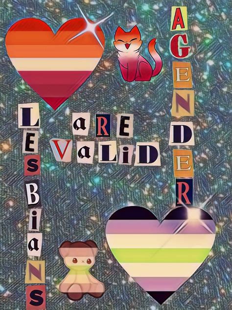 Agender Lesbian Collage In 2022 Lesbian Fan Art Pride Flags