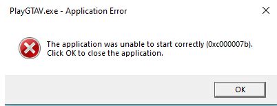 GTA V 0xc00007b エラーを修正する方法 Windows の場合