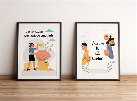 Zestaw 4 plakatów "Tu możesz" PDF - Emocje Dziecka