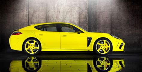 2011 Porsche Panamera Bright Yellow Edition By Mansory Pictures Photos