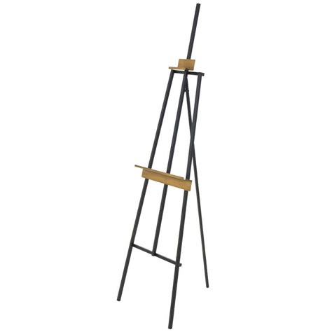 Litton Lane Black Metal Painter Ft S Inspired Floor 3 Tier Easel With