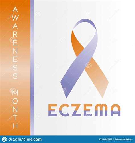 Vector Graphic Of Eczema Awareness Month Perfect For Eczema Awareness Month Celebration Stock