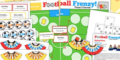 Phase 5 Sounds Football Board Game Teacher Made Twinkl