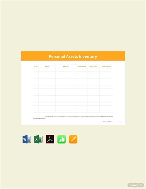 15 Asset Inventory Templates Free Excel Pdf Documents Download