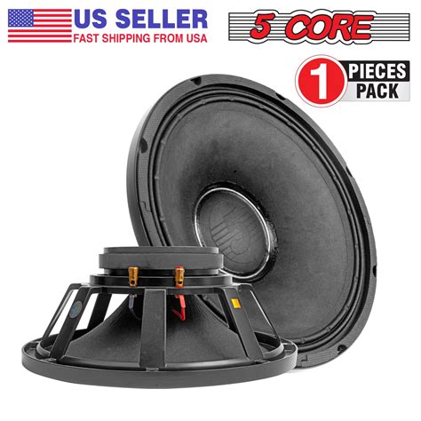 5 Clore 15 Inch Subwoofer Dj Speaker 2200w Pmpo 350w Rms 3 Ccaw Voice