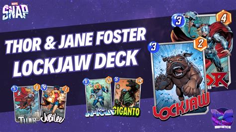 Thor Jane Foster Lockjaw Deck Marvel Snap Ladder Youtube