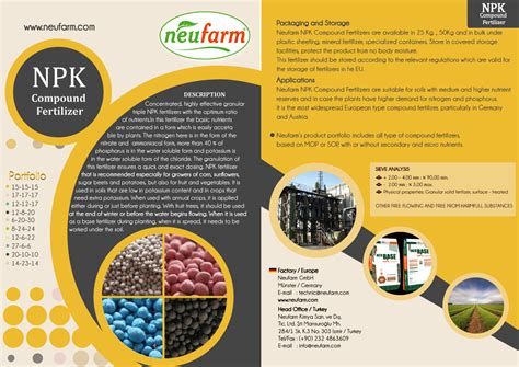 Npk Compound Fertilizers Neufarm