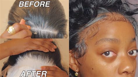 How To Pluck Synthetic Lace Front Wigs Sensationnel Cloud Lace